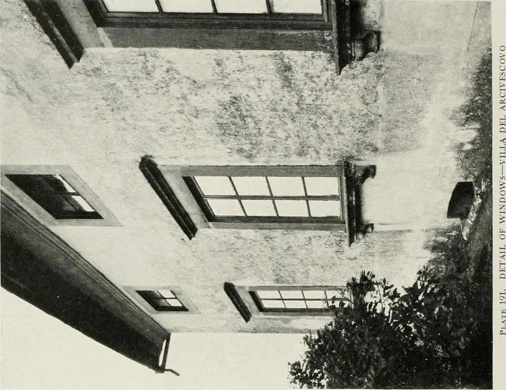 An illustration from Villas of Florence and Tuscany, 1922, leaf 311