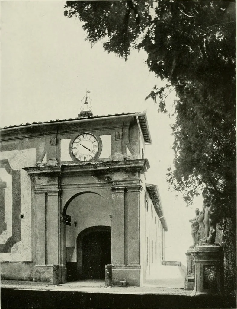 An illustration from Villas of Florence and Tuscany, 1922, leaf 320