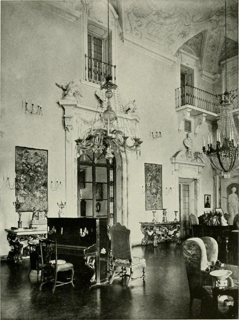 An illustration from Villas of Florence and Tuscany, 1922, leaf 322
