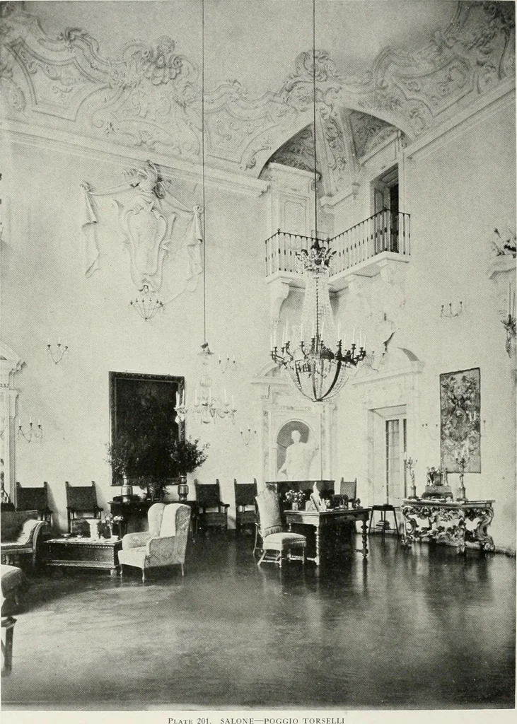 An illustration from Villas of Florence and Tuscany, 1922, leaf 323