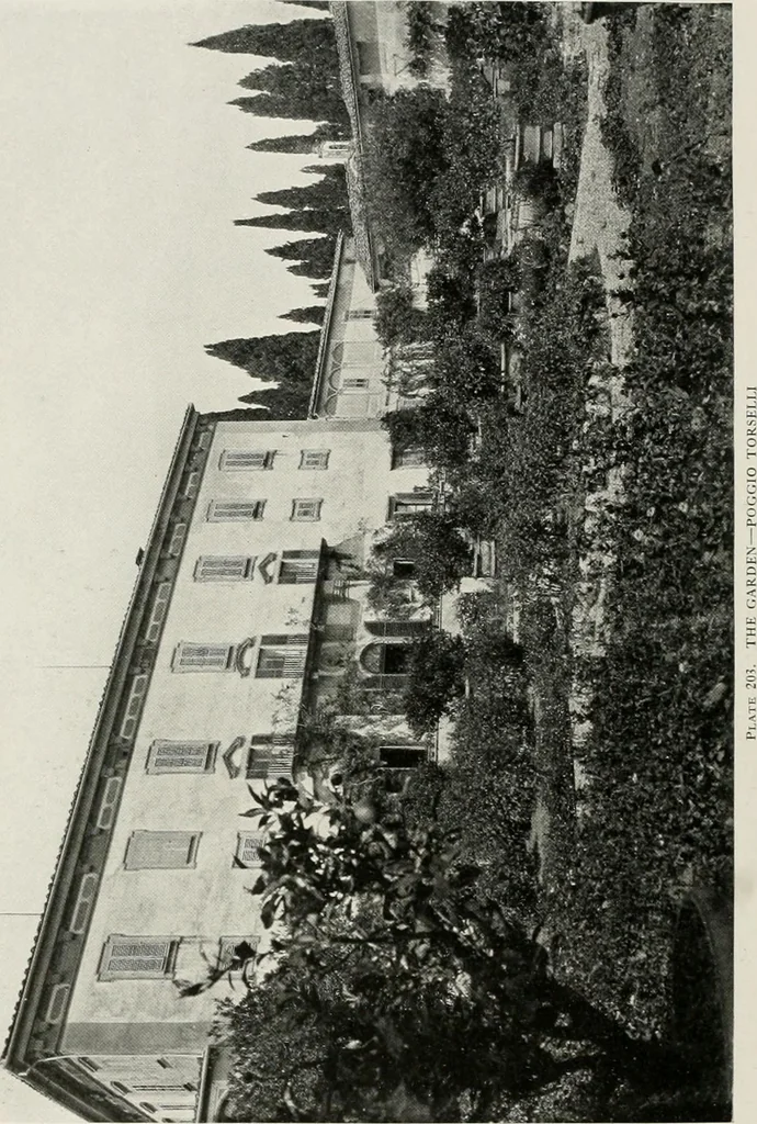 An illustration from Villas of Florence and Tuscany, 1922, leaf 325