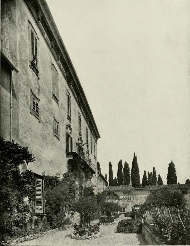 An illustration from Villas of Florence and Tuscany, 1922, leaf 328