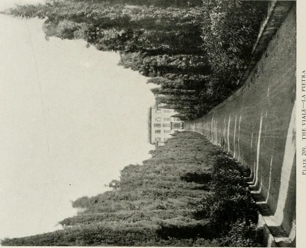 An illustration from Villas of Florence and Tuscany, 1922, leaf 333