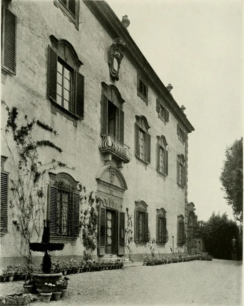 An illustration from Villas of Florence and Tuscany, 1922, leaf 338
