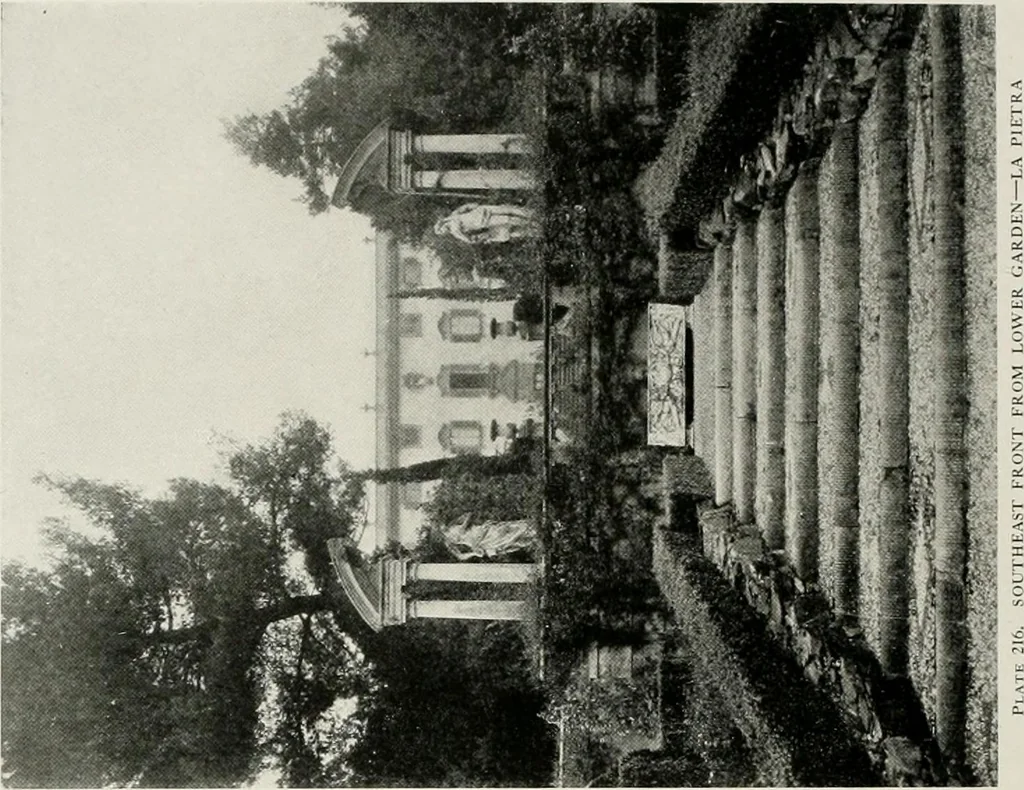 An illustration from Villas of Florence and Tuscany, 1922, leaf 339