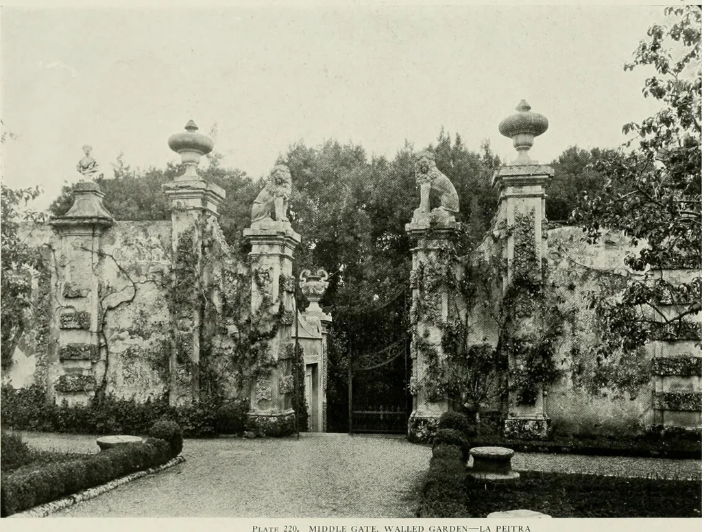 An illustration from Villas of Florence and Tuscany, 1922, leaf 342