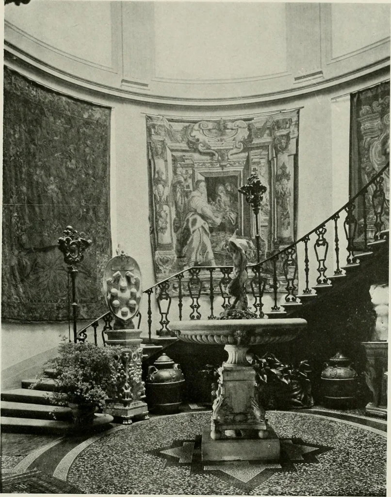 An illustration from Villas of Florence and Tuscany, 1922, leaf 344