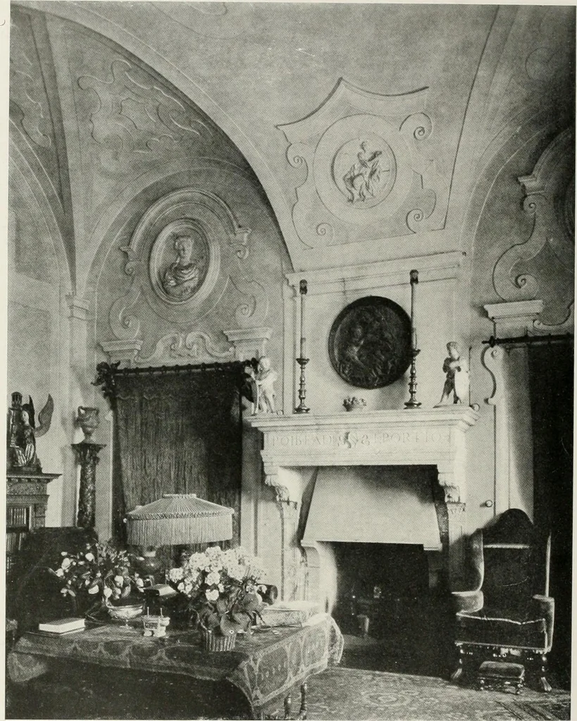 An illustration from Villas of Florence and Tuscany, 1922, leaf 345
