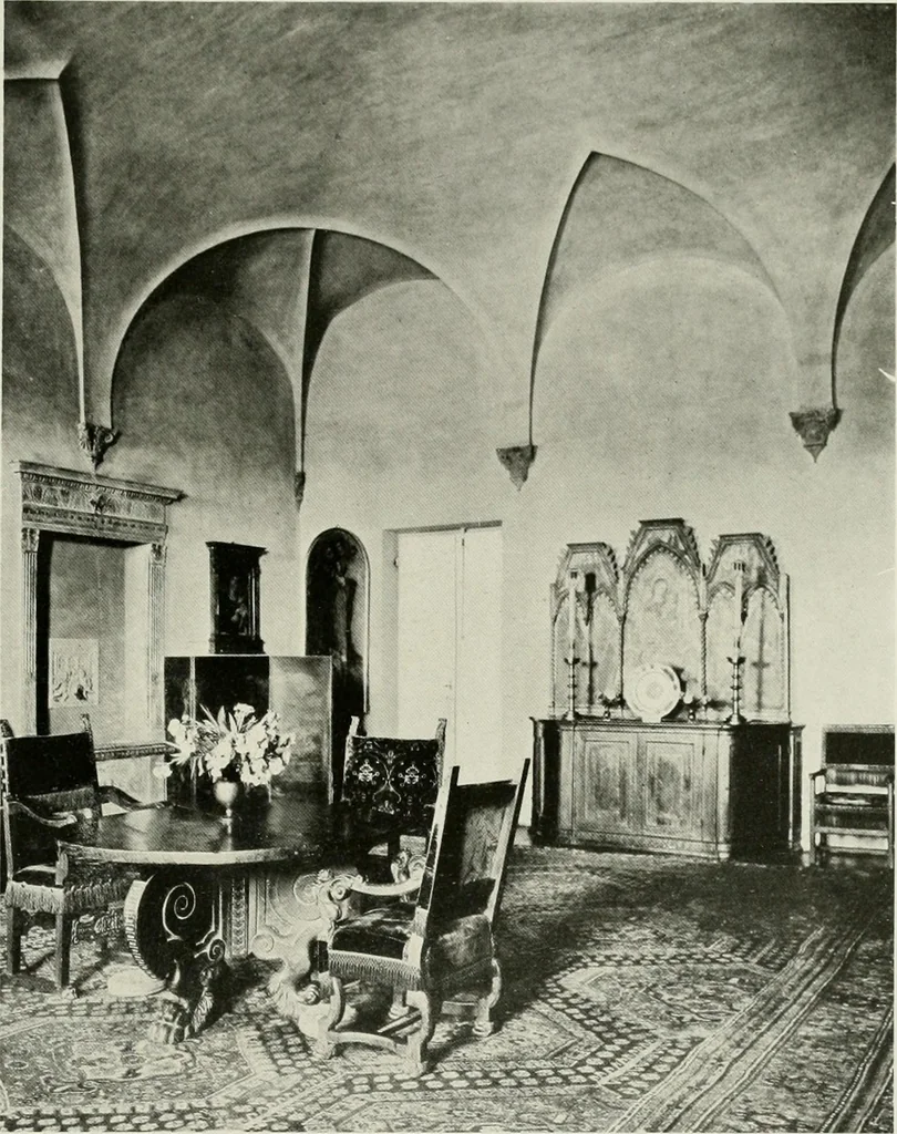An illustration from Villas of Florence and Tuscany, 1922, leaf 346