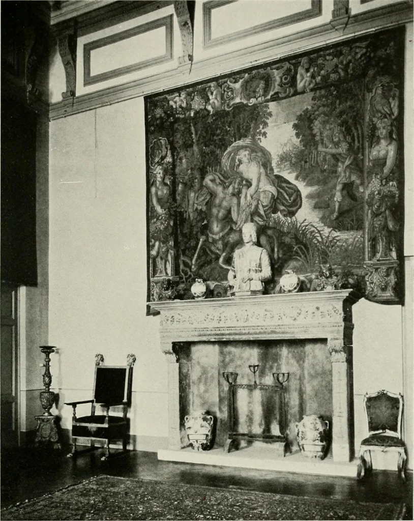An illustration from Villas of Florence and Tuscany, 1922, leaf 348