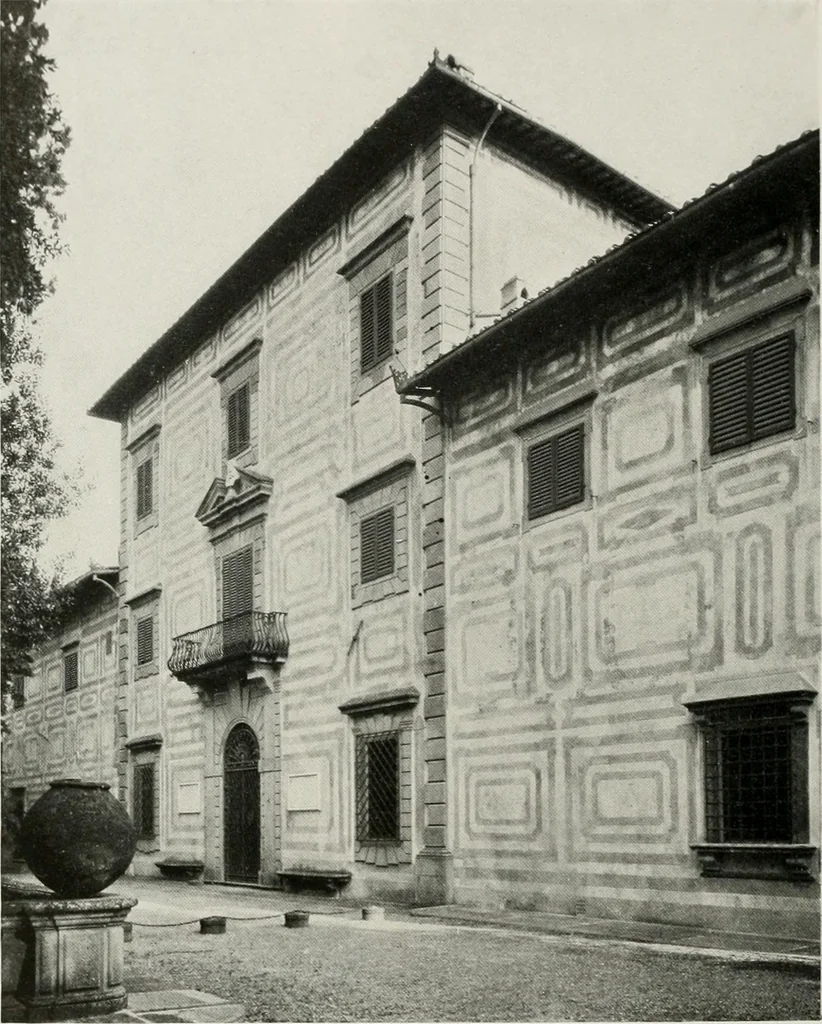 An illustration from Villas of Florence and Tuscany, 1922, leaf 359