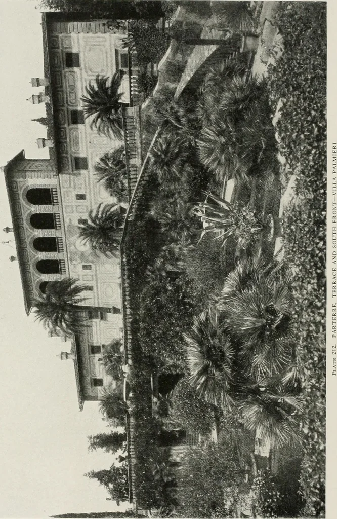 An illustration from Villas of Florence and Tuscany, 1922, leaf 361