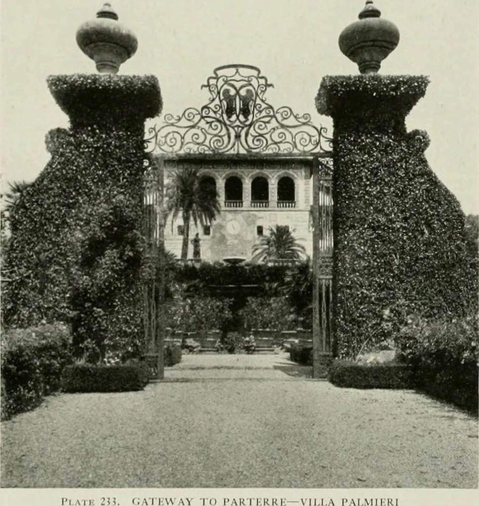 An illustration from Villas of Florence and Tuscany, 1922, leaf 362