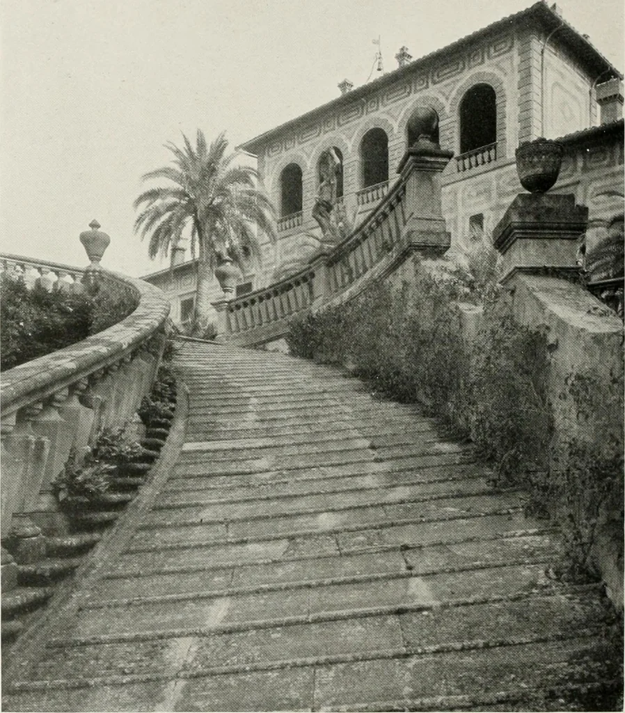 An illustration from Villas of Florence and Tuscany, 1922, leaf 363