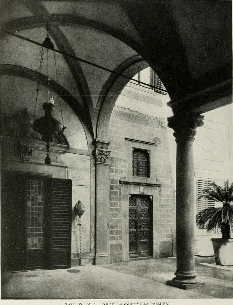 An illustration from Villas of Florence and Tuscany, 1922, leaf 367