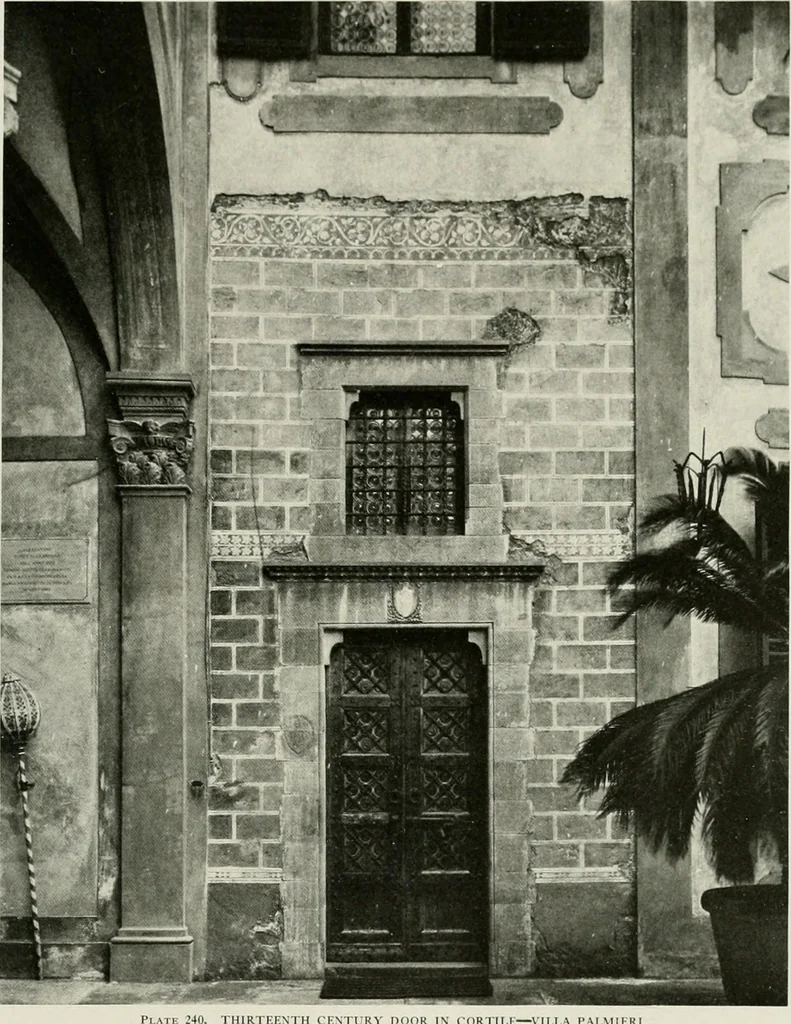 An illustration from Villas of Florence and Tuscany, 1922, leaf 368