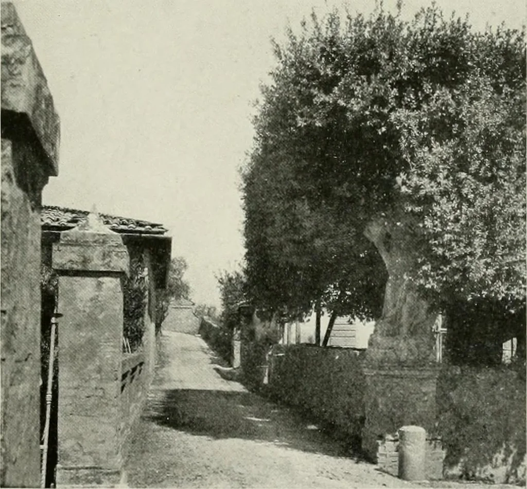 An illustration from Villas of Florence and Tuscany, 1922, leaf 378