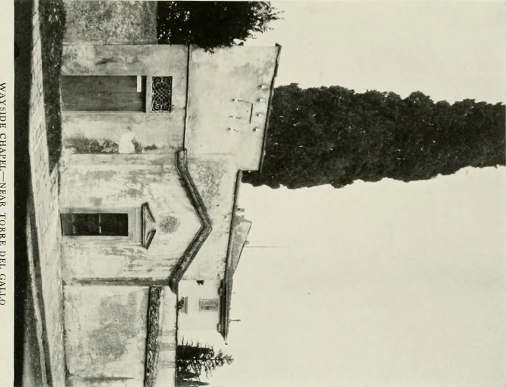 An illustration from Villas of Florence and Tuscany, 1922, leaf 38