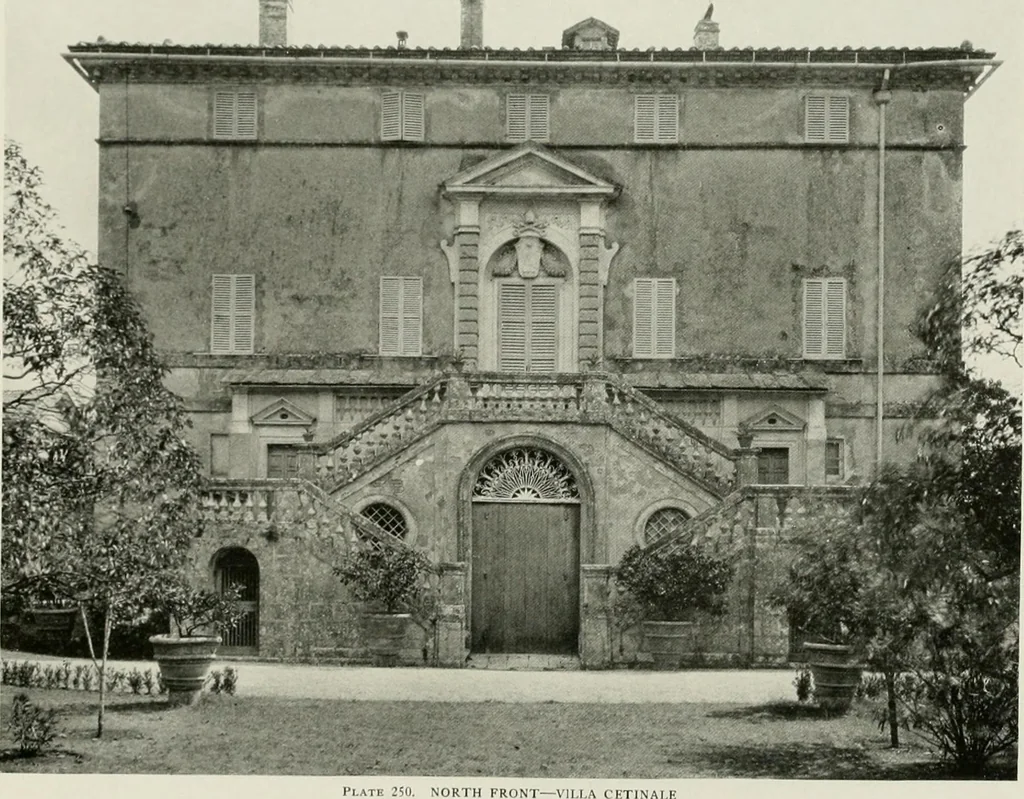 An illustration from Villas of Florence and Tuscany, 1922, leaf 380