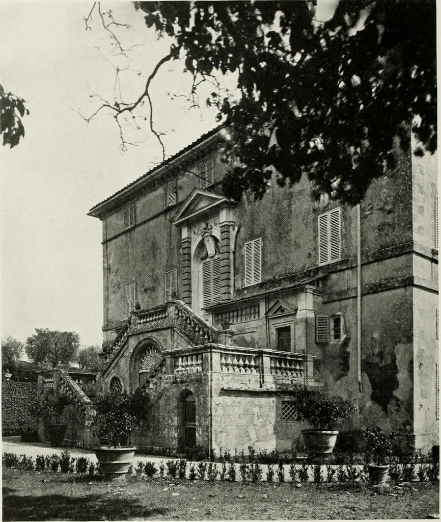 An illustration from Villas of Florence and Tuscany, 1922, leaf 381