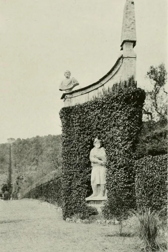 An illustration from Villas of Florence and Tuscany, 1922, leaf 382