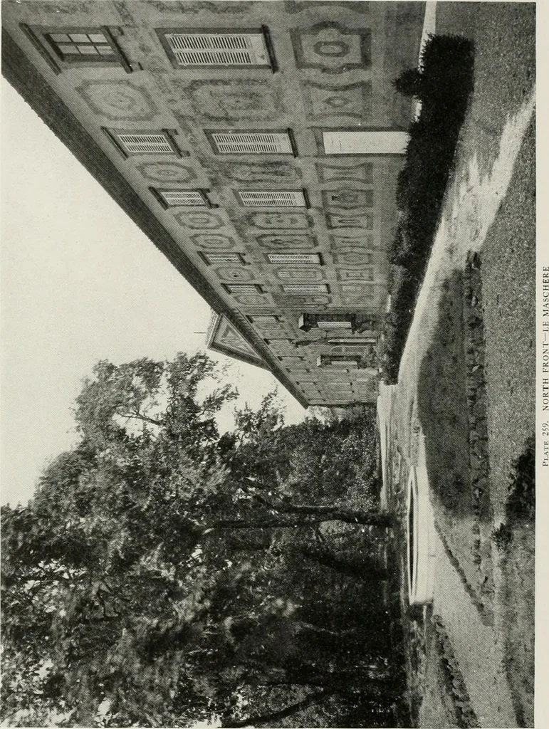 An illustration from Villas of Florence and Tuscany, 1922, leaf 389