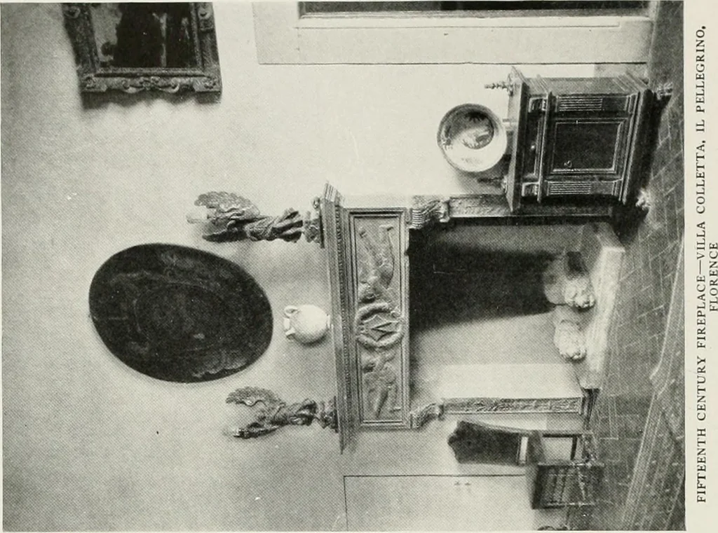 An illustration from Villas of Florence and Tuscany, 1922, leaf 39