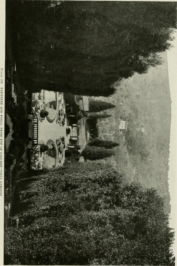 An illustration from Villas of Florence and Tuscany, 1922, leaf 404