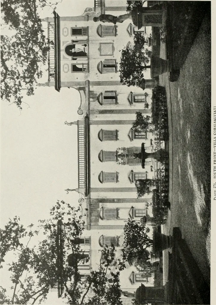 An illustration from Villas of Florence and Tuscany, 1922, leaf 409