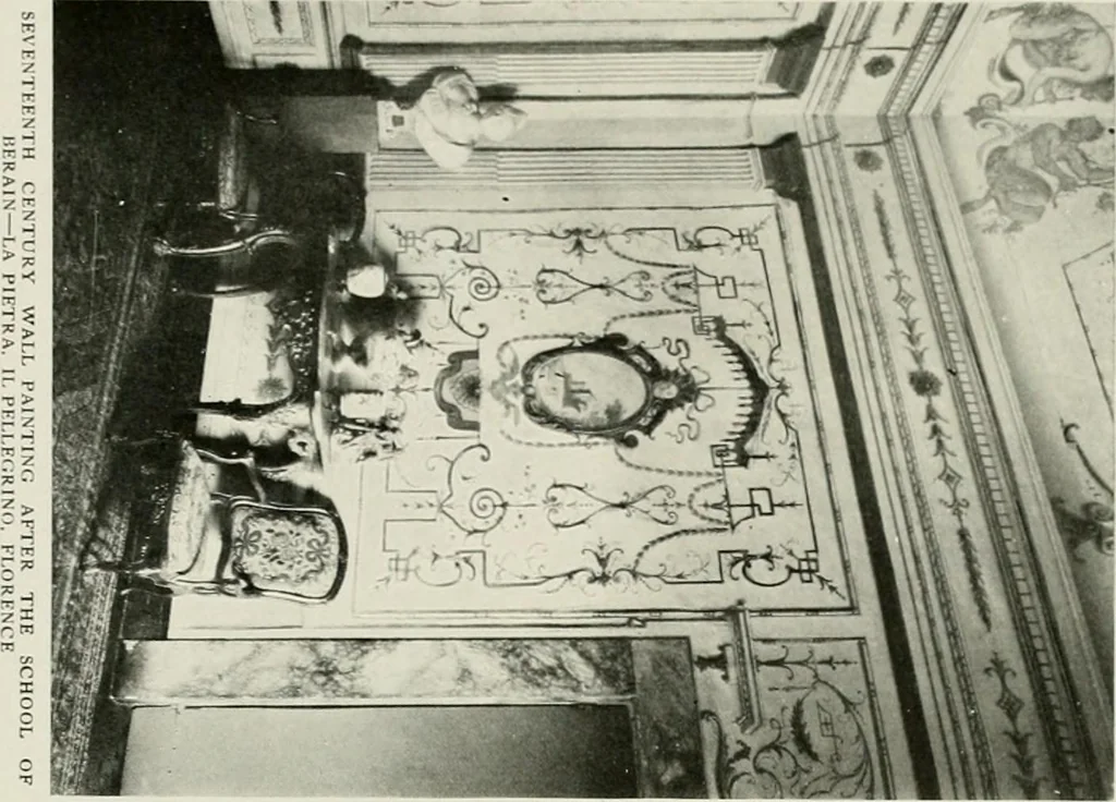 An illustration from Villas of Florence and Tuscany, 1922, leaf 58