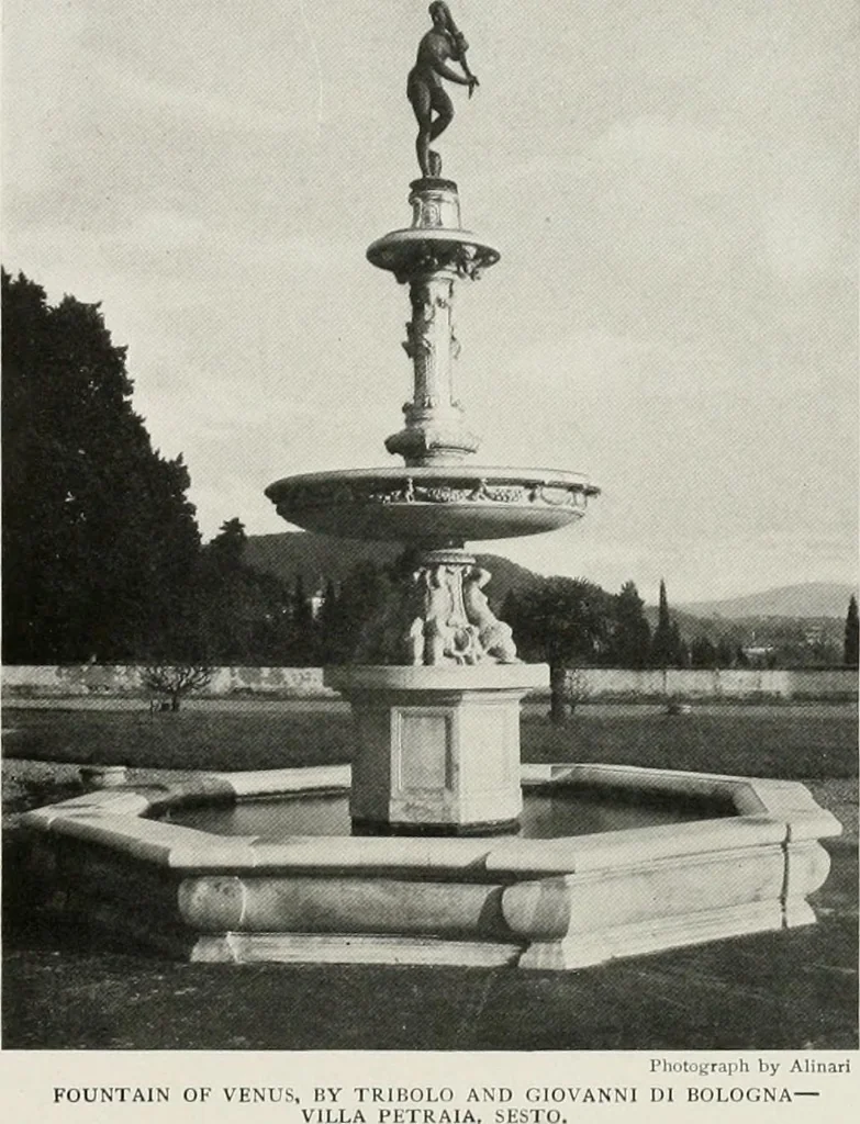 An illustration from Villas of Florence and Tuscany, 1922, leaf 79