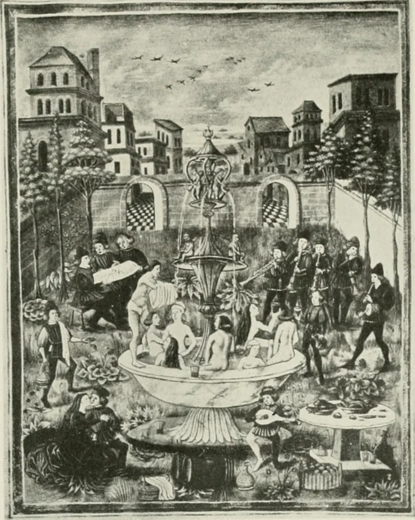 An illustration from Villas of Florence and Tuscany, 1922, leaf 82