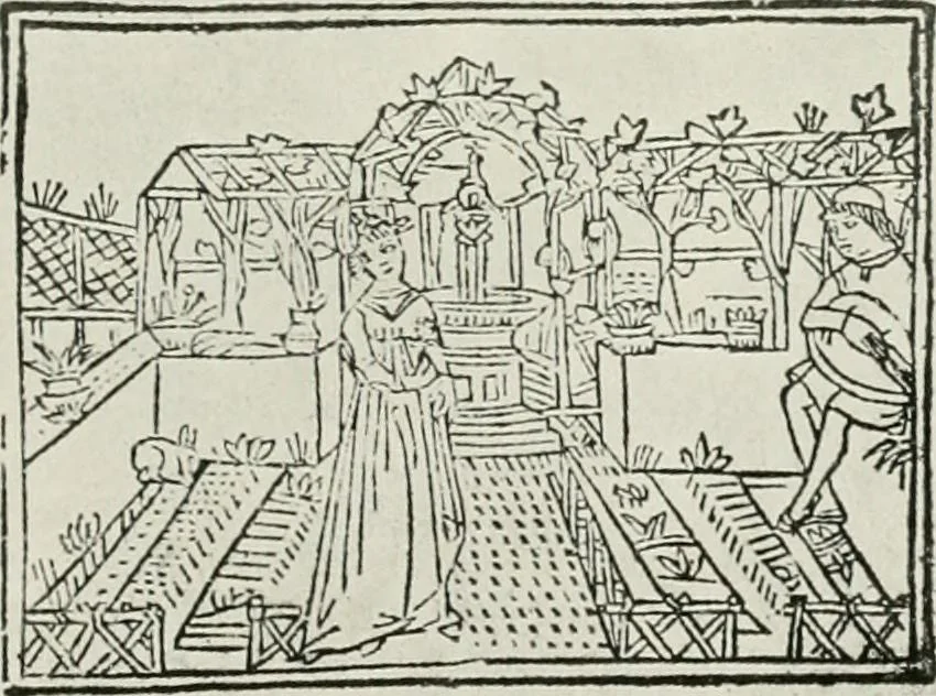An illustration from Villas of Florence and Tuscany, 1922, leaf 82