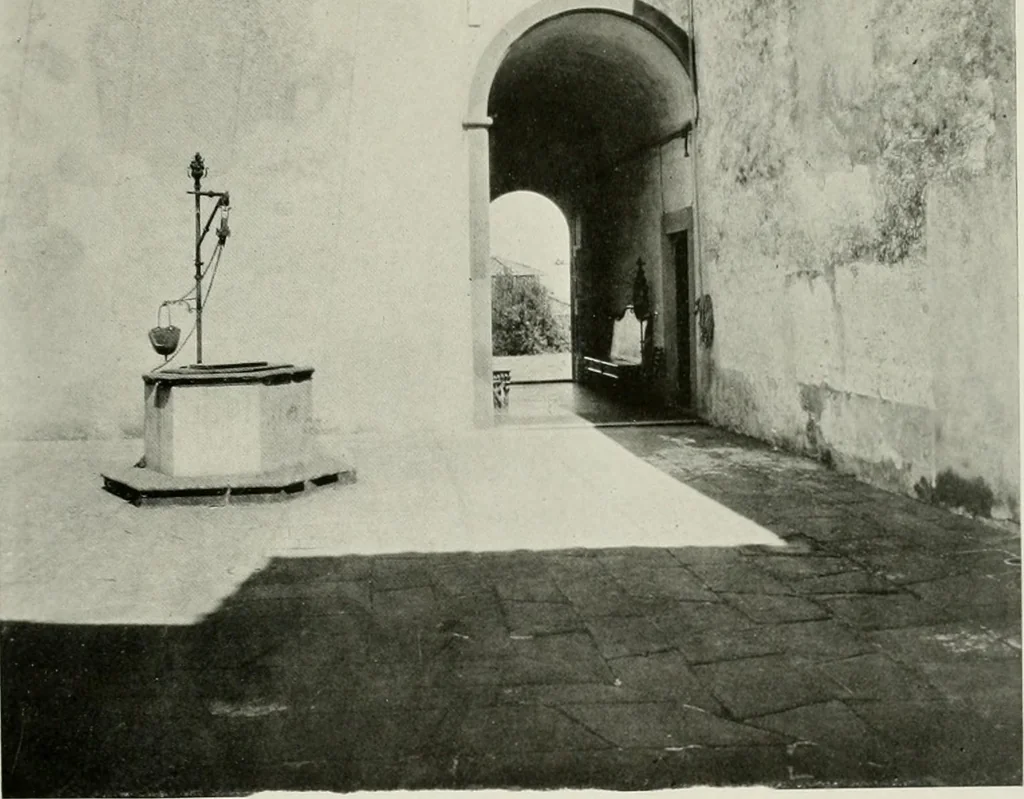 An illustration from Villas of Florence and Tuscany, 1922, leaf 96