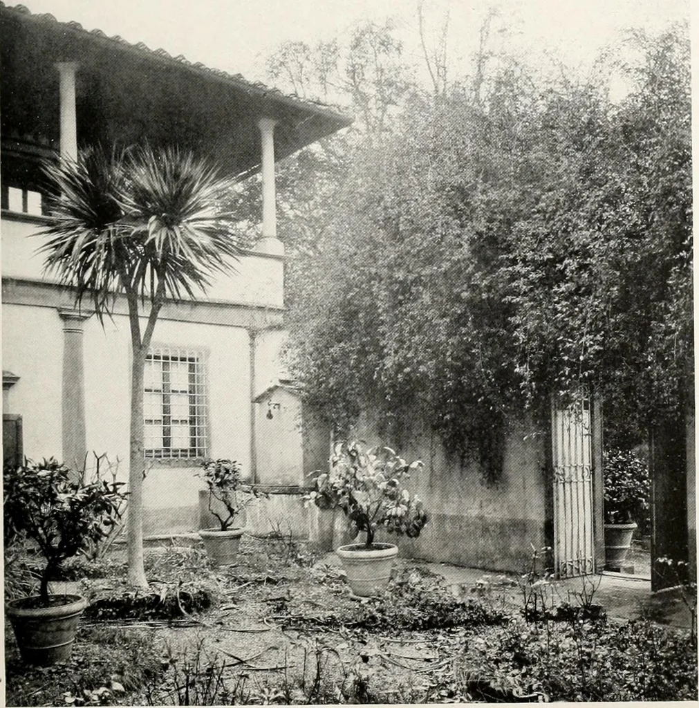 An illustration from Villas of Florence and Tuscany, 1922, leaf 114