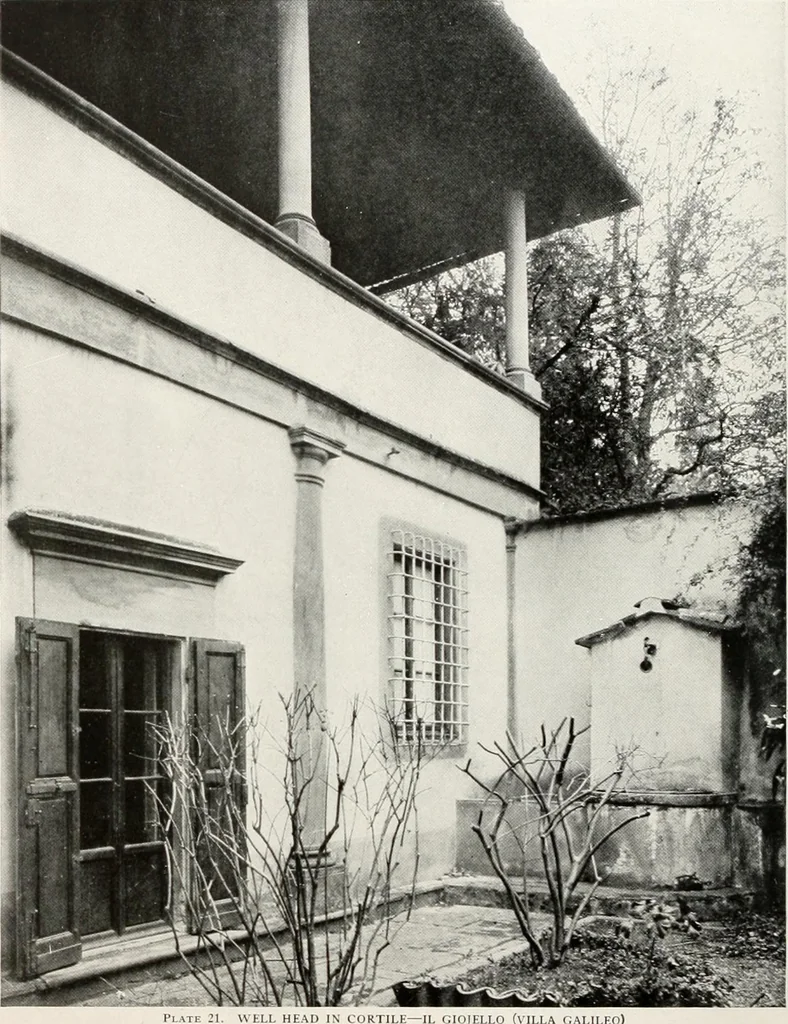 An illustration from Villas of Florence and Tuscany, 1922, leaf 115