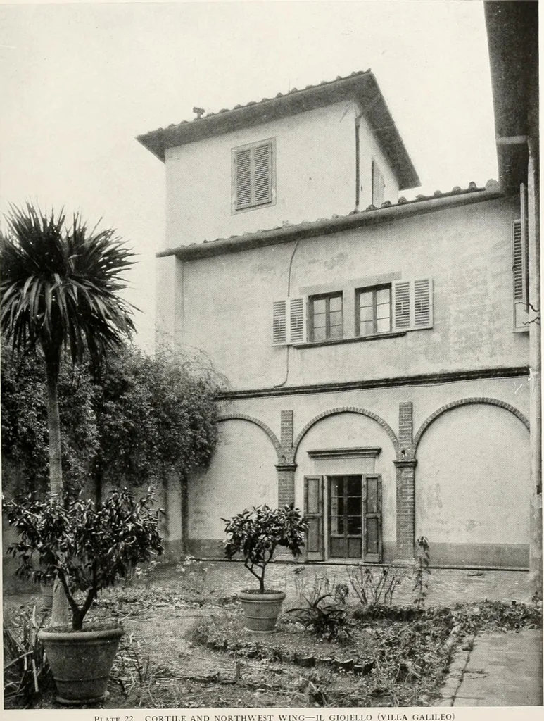An illustration from Villas of Florence and Tuscany, 1922, leaf 116