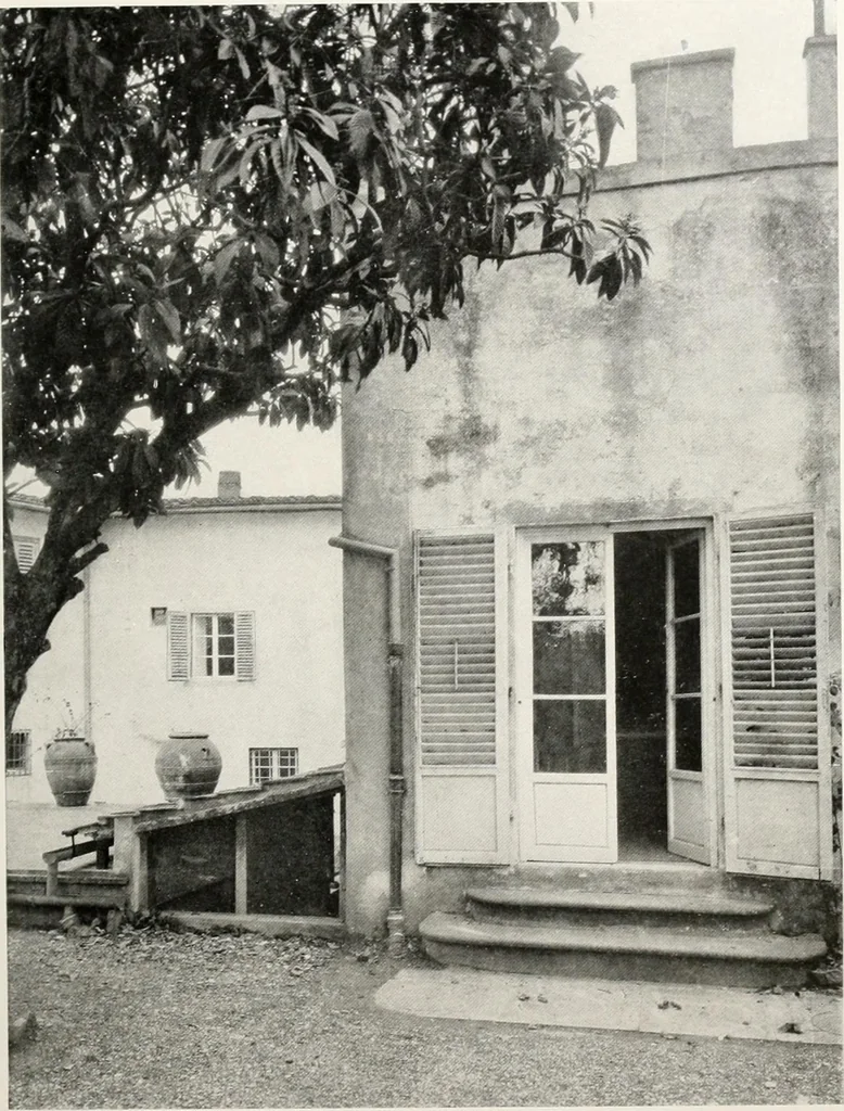 An illustration from Villas of Florence and Tuscany, 1922, leaf 126