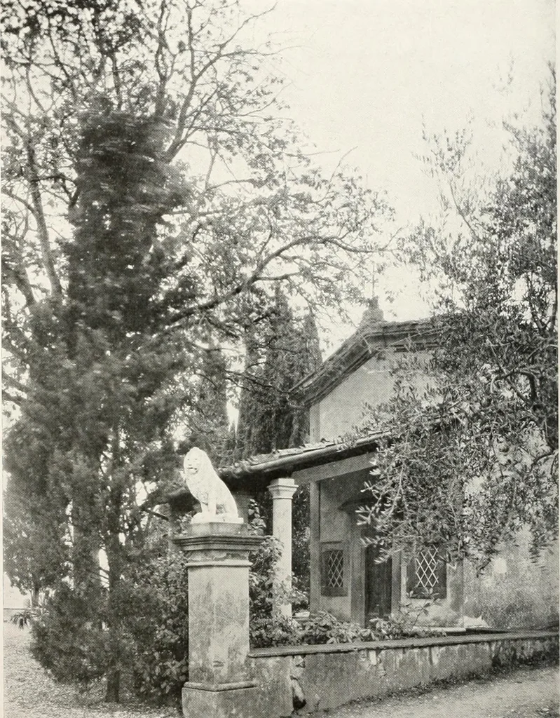An illustration from Villas of Florence and Tuscany, 1922, leaf 133