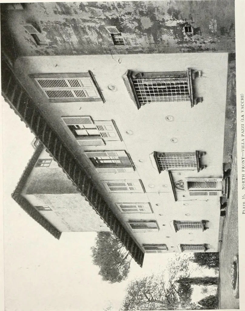 An illustration from Villas of Florence and Tuscany, 1922, leaf 137