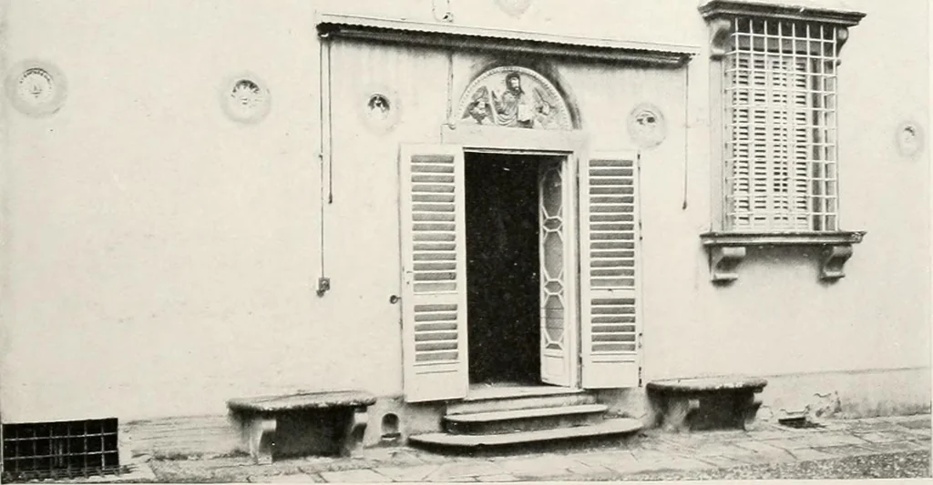 An illustration from Villas of Florence and Tuscany, 1922, leaf 138