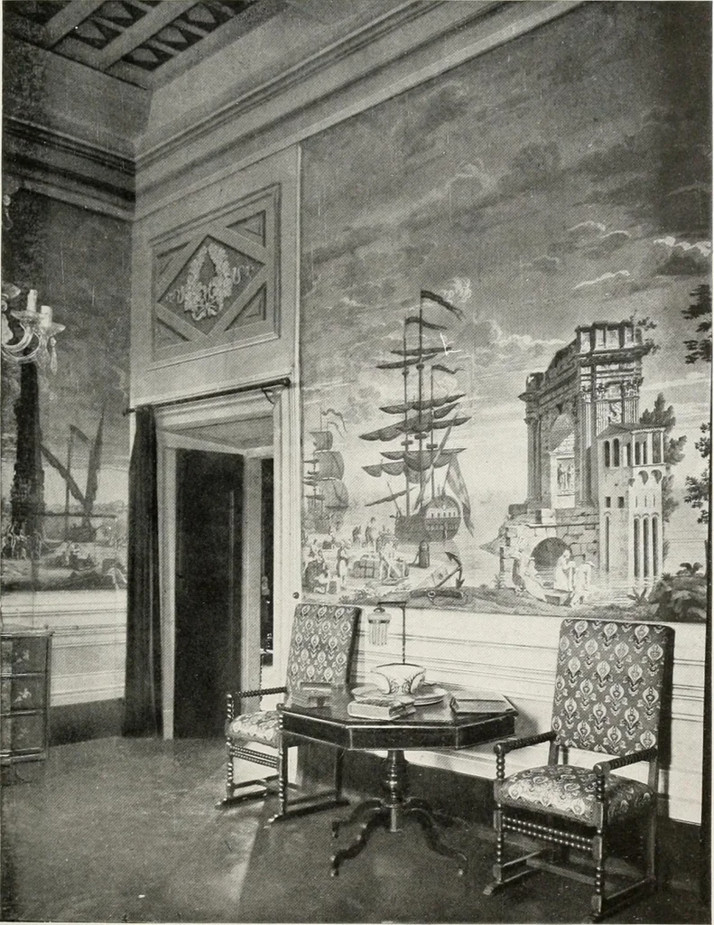An illustration from Villas of Florence and Tuscany, 1922, leaf 142
