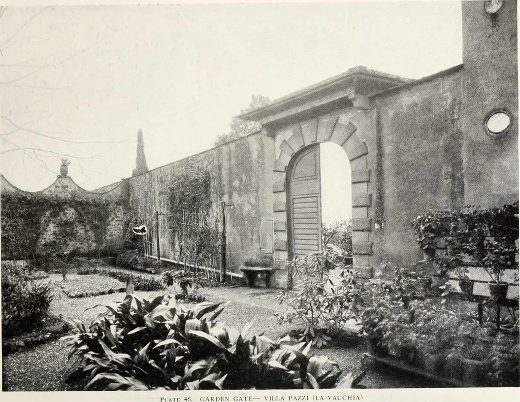 An illustration from Villas of Florence and Tuscany, 1922, leaf 147