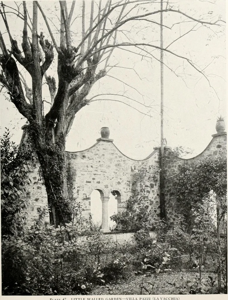 An illustration from Villas of Florence and Tuscany, 1922, leaf 148