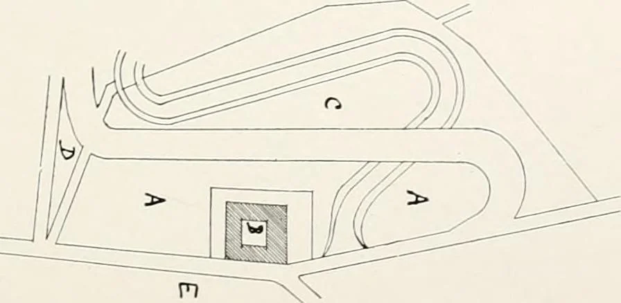 An illustration from Villas of Florence and Tuscany, 1922, leaf 152
