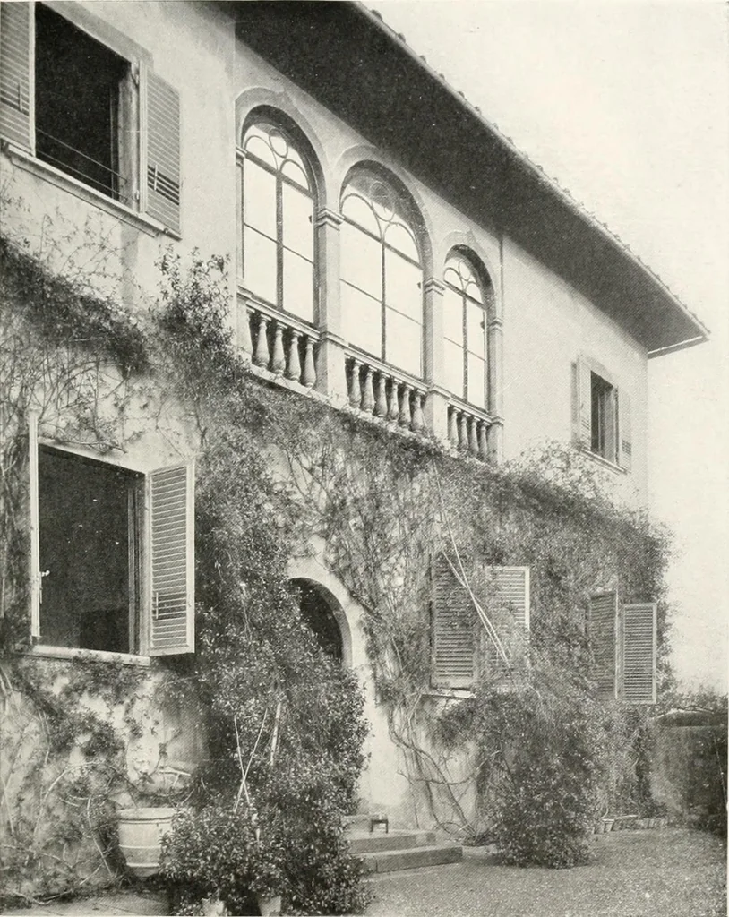 An illustration from Villas of Florence and Tuscany, 1922, leaf 154