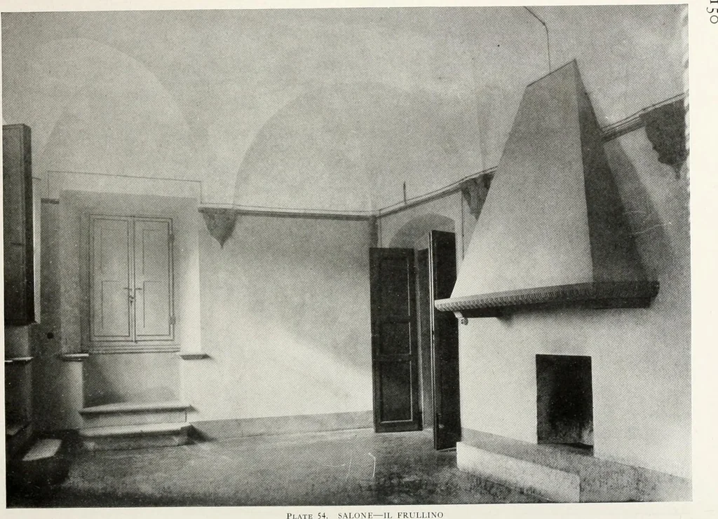 An illustration from Villas of Florence and Tuscany, 1922, leaf 157