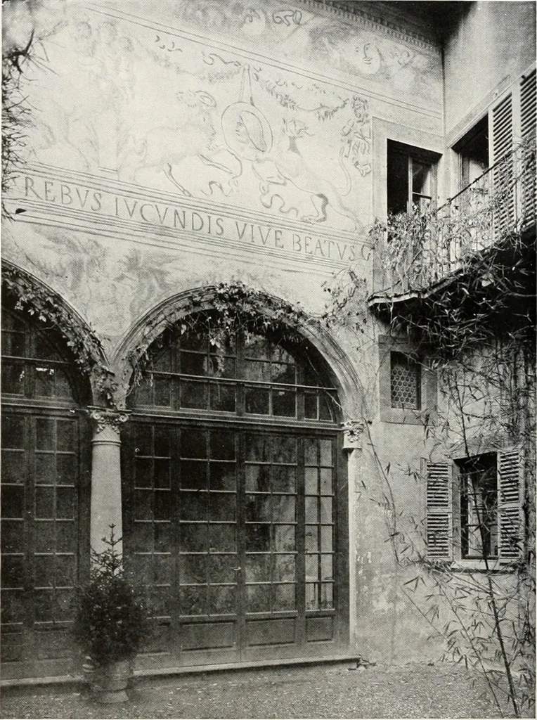 An illustration from Villas of Florence and Tuscany, 1922, leaf 159