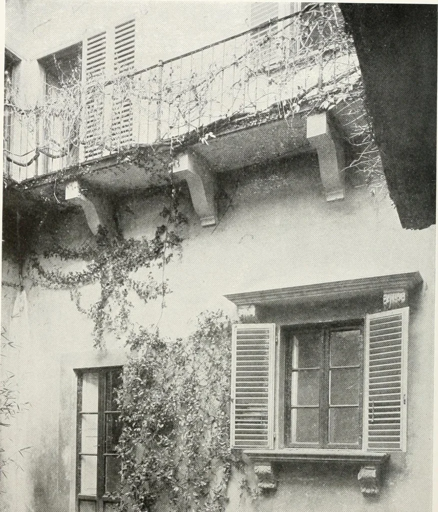 An illustration from Villas of Florence and Tuscany, 1922, leaf 161