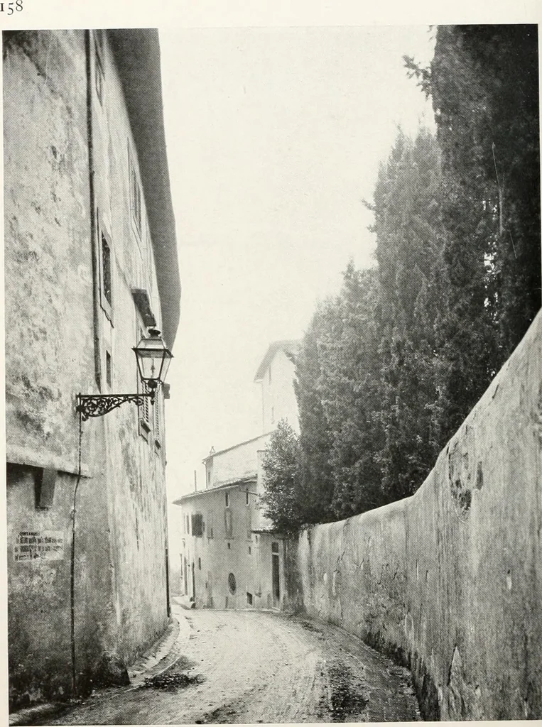 An illustration from Villas of Florence and Tuscany, 1922, leaf 165